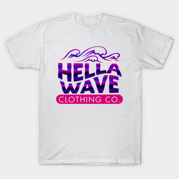 Hella Wave Logo Icon T-Shirt by HELLA WAVE